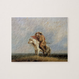 Puzzle The Lost Greenhorn, Lost on the Prairie par Miller