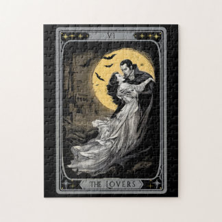 Puzzle The Lovers Tarot Card – Gothic Vampire Dracula and