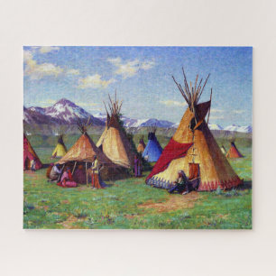 Puzzle The Medicine Teepee Joseph Henry Sharp 1903