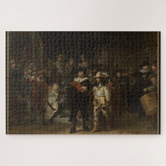 Puzzle The Night Watch (1642) de Rembrandt van Rijn (Horizontal)