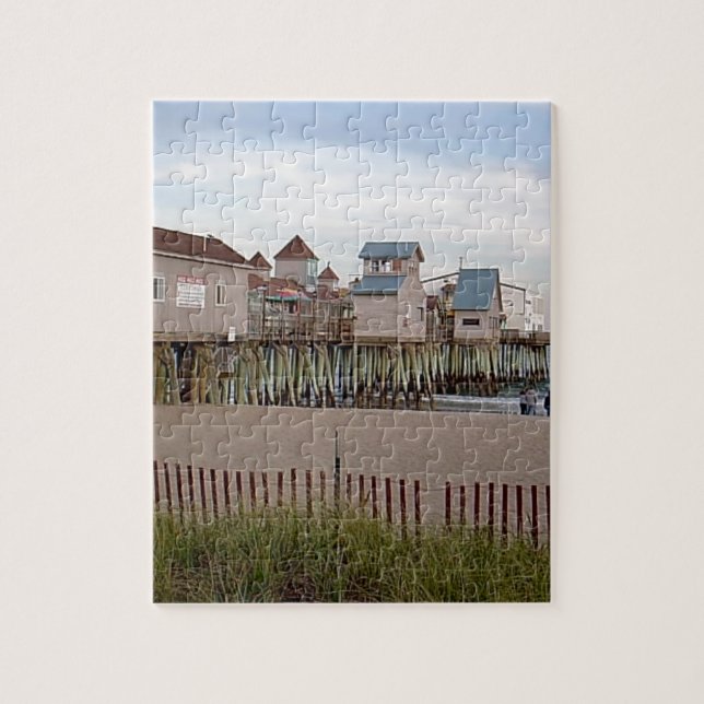 Puzzle The Old Orchard Beach Pier par Wendy C Allen 2004 (Vertical)
