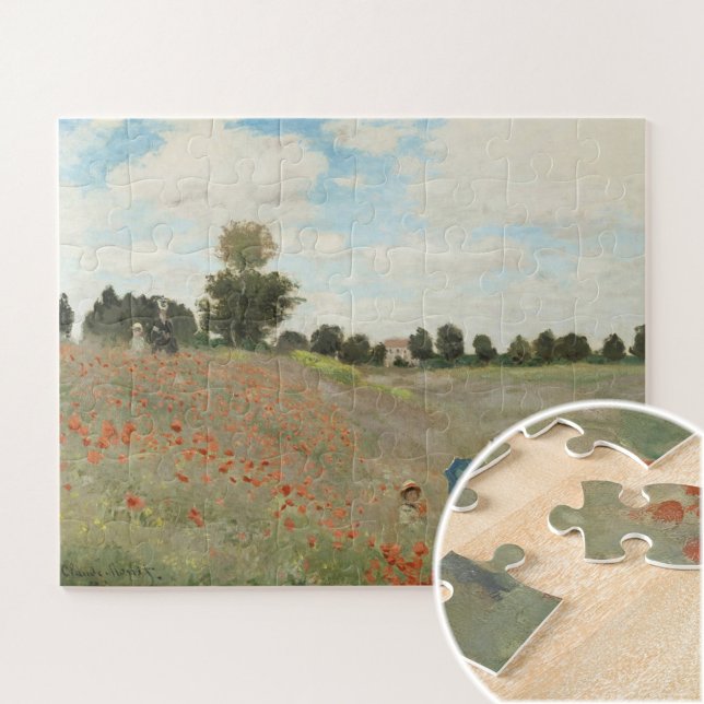 Puzzle The Poppy Field near Argenteuil by Claude Monet (Créateur téléchargé)