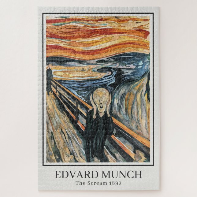Puzzle The Scream (1893) par Edvard Munch (Vertical)