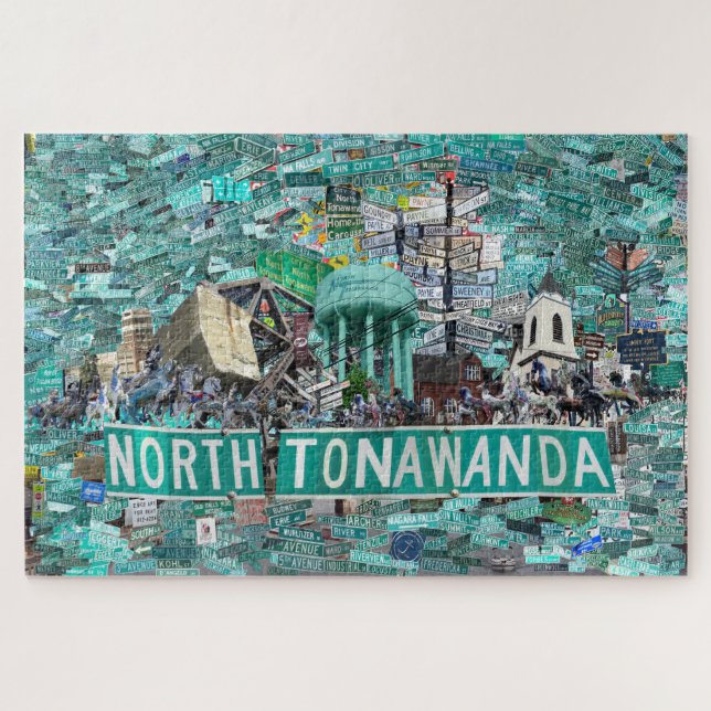 Puzzle - The Streets of North Tonawanda NY  (Horizontal)