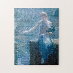 Puzzle The Valkyrie's Vigil (Elegant Lady in a Castle)