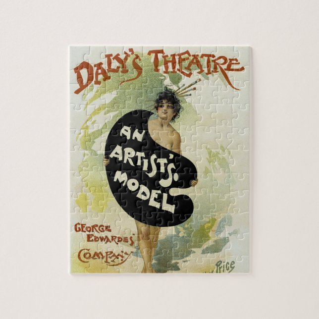 Puzzle Théâtre Daly ~ Modèle d'artiste (Vertical)