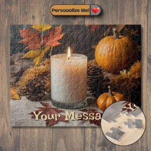 Puzzle Thème Automnal Personnalisable