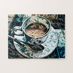 Puzzle Thème café Artsy Art