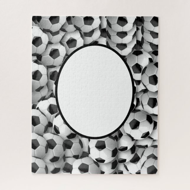 Puzzle Thème de football personnalisé (Vertical)