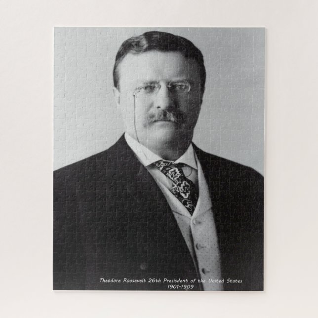 Puzzle Theodore Roosevelt 26e Président de l'Amérique (Vertical)