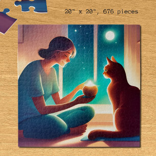 Puzzle thérapeute du chat