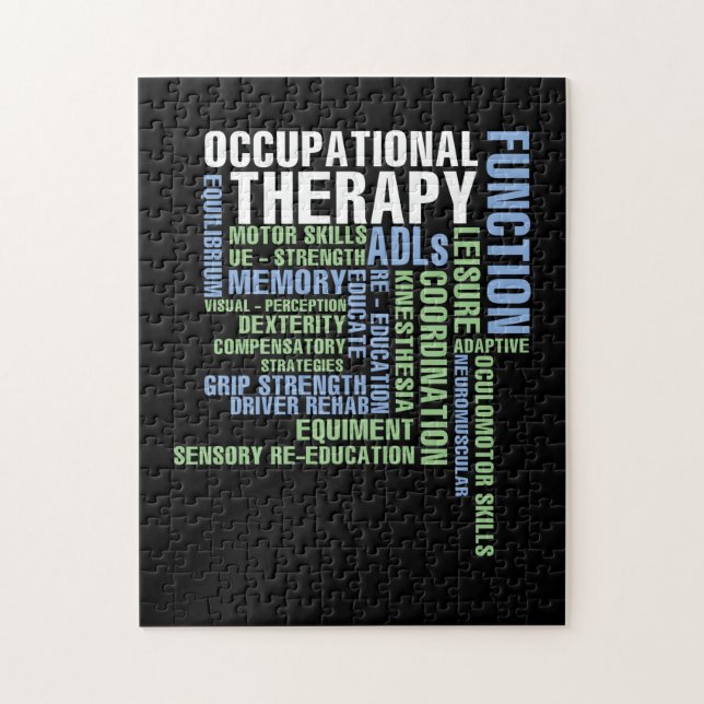 Puzzle Thérapies occupationnelles pour OT Month (Vertical)