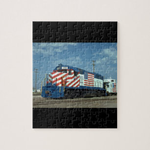 Puzzle ThM-K-T EMD GP-40 #200, avec des caboose_Trains