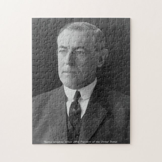 Puzzle Thomas Woodrow Wilson 28e président de l'Amérique (Vertical)