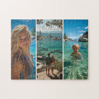 Puzzle Three Vertical Strip Boho Photo 11x14