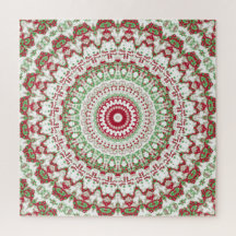 Tie Dye Christmas Mandala