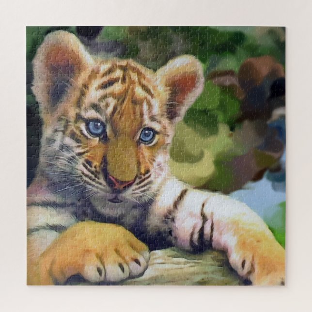 Puzzle Tiger Cub Du Far (Vertical)