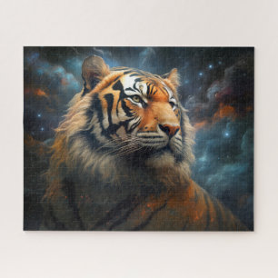 Puzzle Tiger Espace cosmique Art Imaginaire surréaliste
