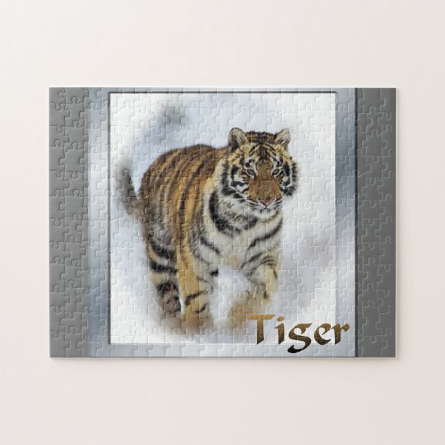 Puzzle Tiger Love (Horizontal)