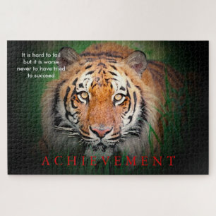Puzzle Tiger Motivation Réussite