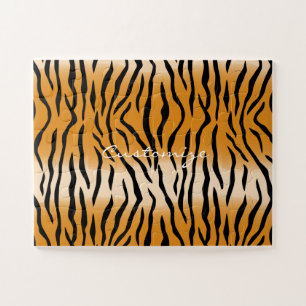Puzzle Tiger Stripes Motif Thunder_Cove