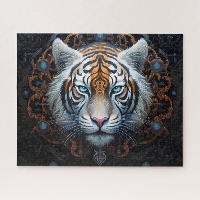 Puzzle Tiger Surreal Imaginaire Art (Horizontal)