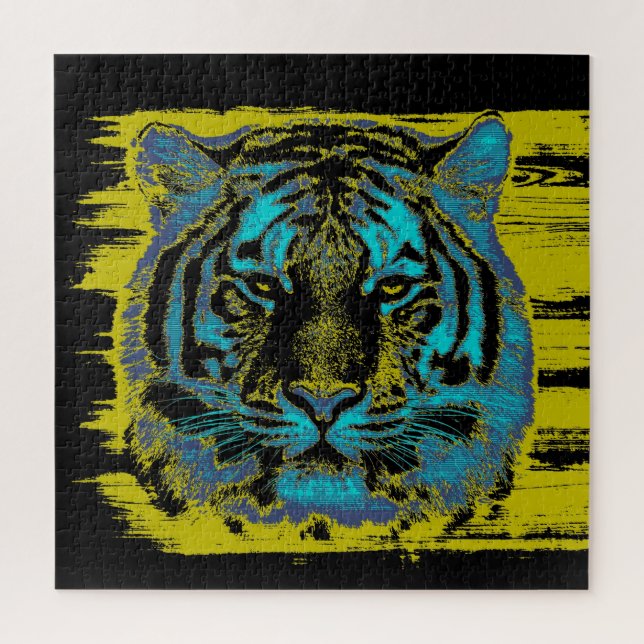Puzzle Tiger Vintage (Vertical)