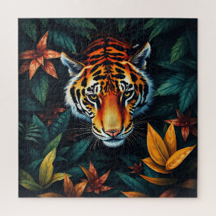 Puzzle « Tigre à Moi » – Portrait de Tigre Coloré