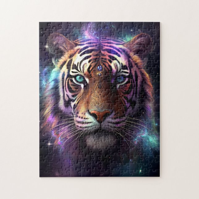 Puzzle Tigre cosmique (Vertical)