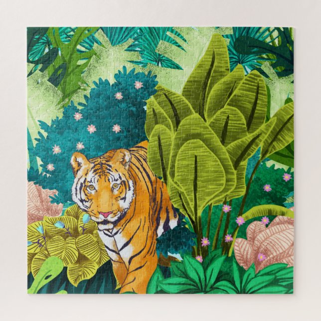 Puzzle Tigre de la Jungle (Vertical)