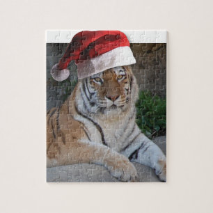 Puzzle Tigre du Bengale de Noël