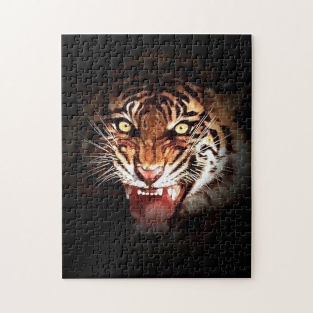 Puzzle Tigre - Les grands chats sauvages L'art des animau (Vertical)