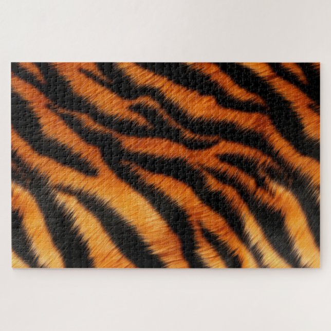 Puzzle Tigre noir orange (Horizontal)