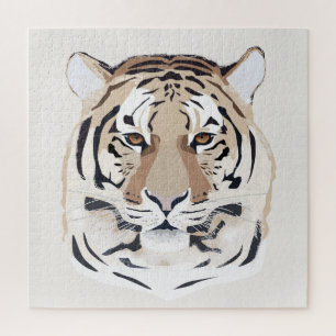 Puzzle Tigre, visage de tigre, symbole 2022