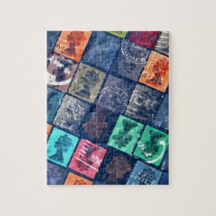 Puzzle Timbres vintages