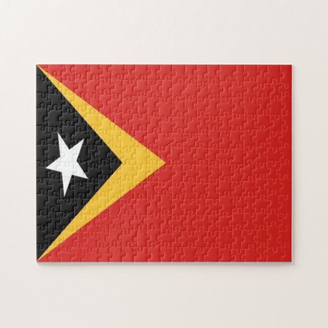 Puzzle Timor oriental - Drapeau - (Horizontal)