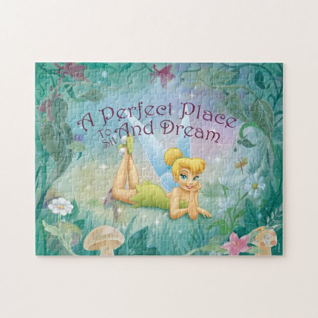 Puzzle Tinker Bell Laying Down - Enfants (Horizontal)