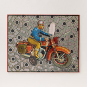 Puzzle TIPPCO TIPPCO TIPCYCLE DE JOUET TIN vintage
