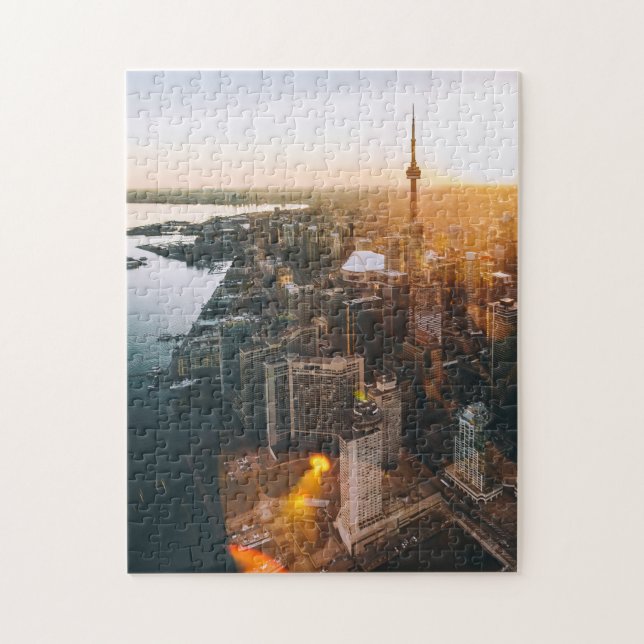Puzzle Tir Aérien Du Centre-Ville De Toronto (Ontario) |  (Vertical)