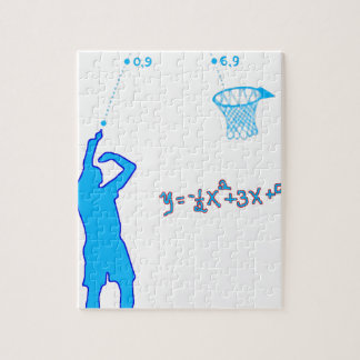 Puzzle Tir de basket-ball et équation quadratique