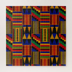 Puzzle Tissu Kente de style africain