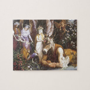 Puzzle Titania et le fond de la fée Vintage