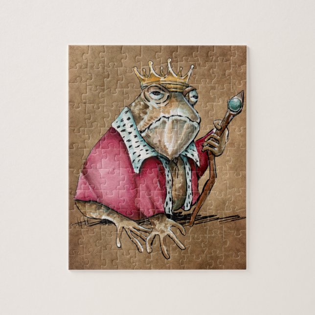 Puzzle Toad King (Vertical)