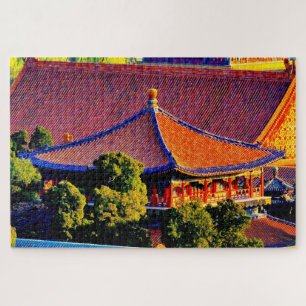 Puzzle Toit du Pavillon Bleu   Cité Interdite