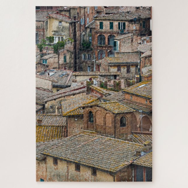 Puzzle Toits dans la ville de Sienne en Toscane (Vertical)