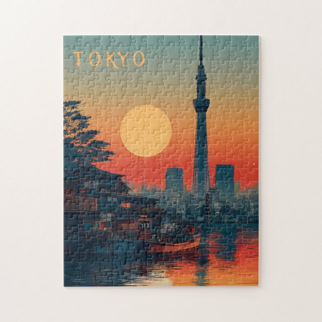 Puzzle Tokyo Japon vintage (Vertical)