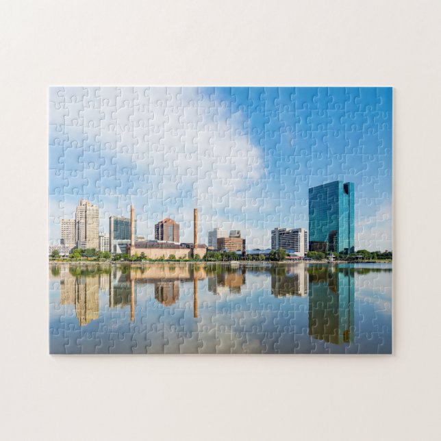 Puzzle Toledo Ohio City Skyline (Horizontal)