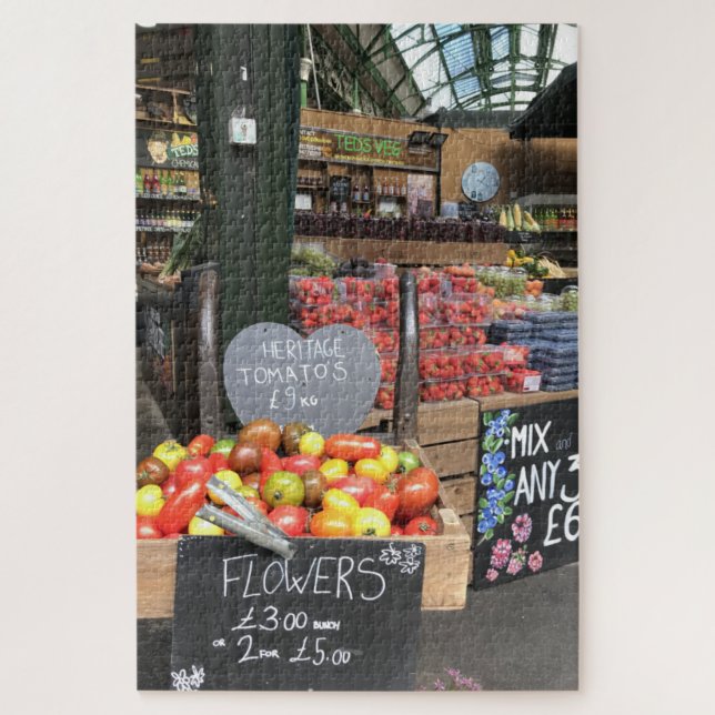 Puzzle Tomates, Borough Market, Londres, Royaume-Uni (Vertical)