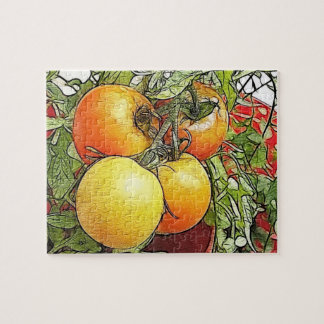 Puzzle Tomates fraîches d'héritage de jardin