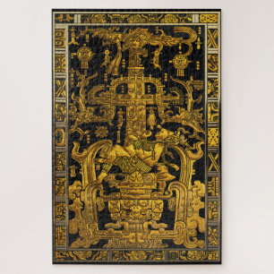 Puzzle Tombeau de Pakal - Astronaut Palenque d'or